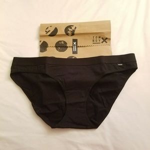 New Tomboy X black bikini panties